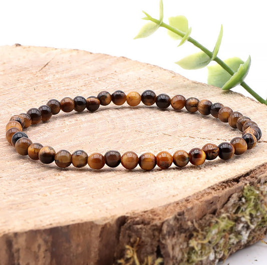 Bracelet Oeil de Tigre 4mm