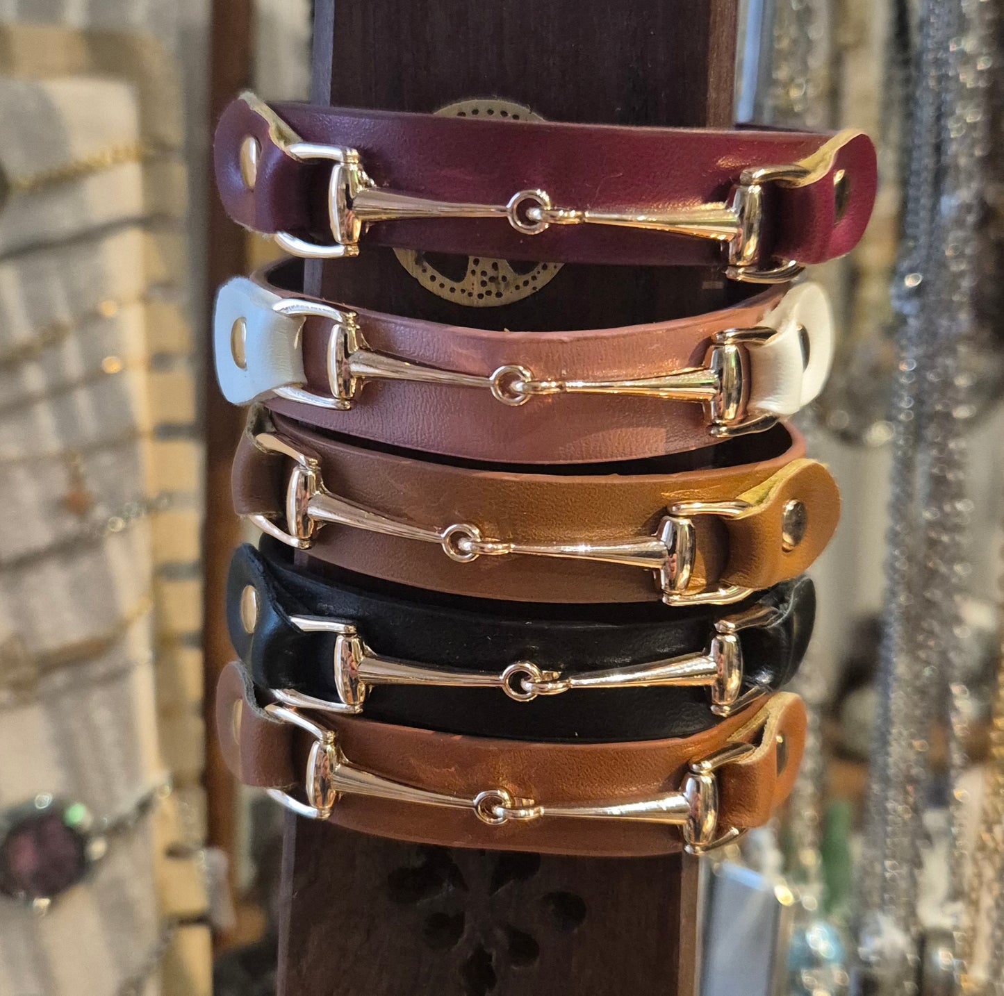 Bracelet Mors en Cuir
