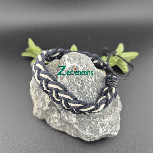 Bracelet Tressé Bicolore