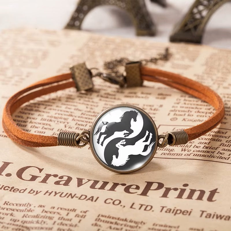Bracelet Yin Yang Equestre
