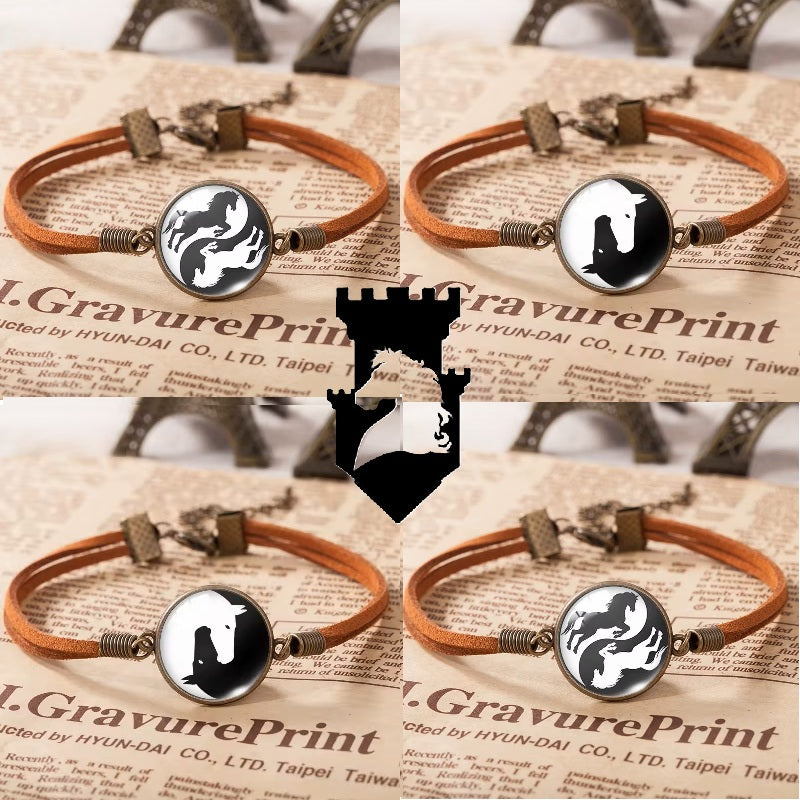 Bracelet Yin Yang Equestre