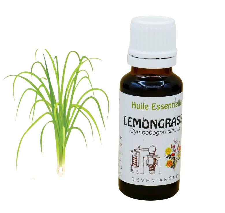 Huille Essentielle Lemongrass 20ml - Ceven Aromes - Zenencens
