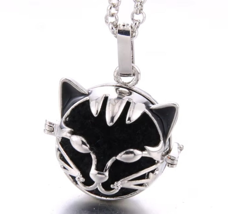 Collier Sphere Diffuseur Chat