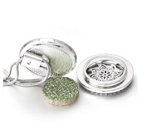 Collier Diffuseur Papillons avec Strass