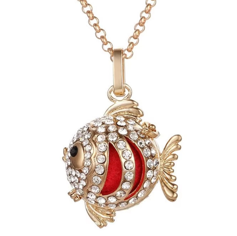 Collier Sphere Diffuseur Poisson Diamante