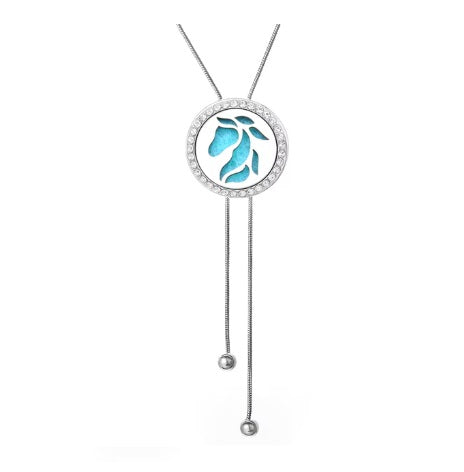 Collier Diffuseur Tete de Cheval  avec Strass