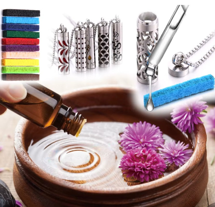 Collier Diffuseur Fleurs - Tube
