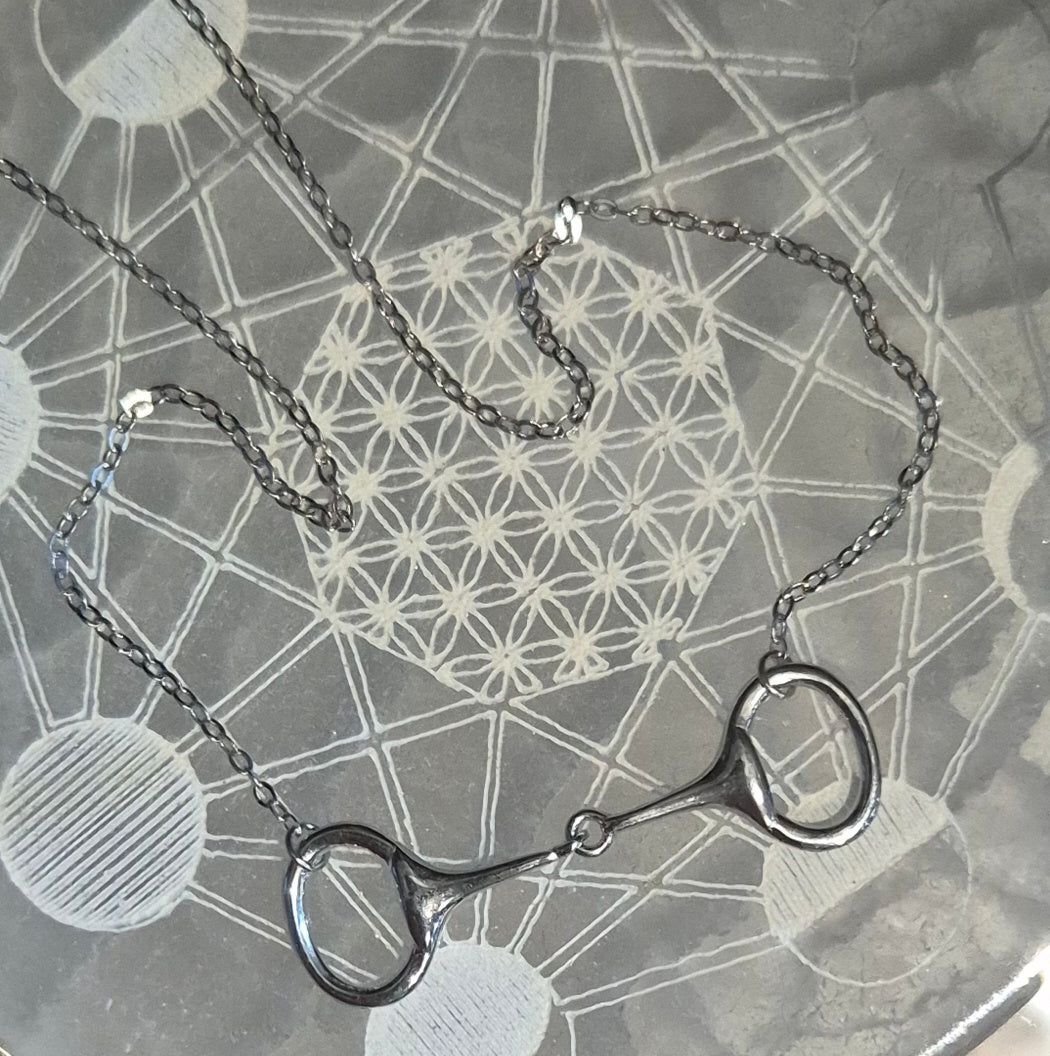 Collier Mors a Cheval en Argent