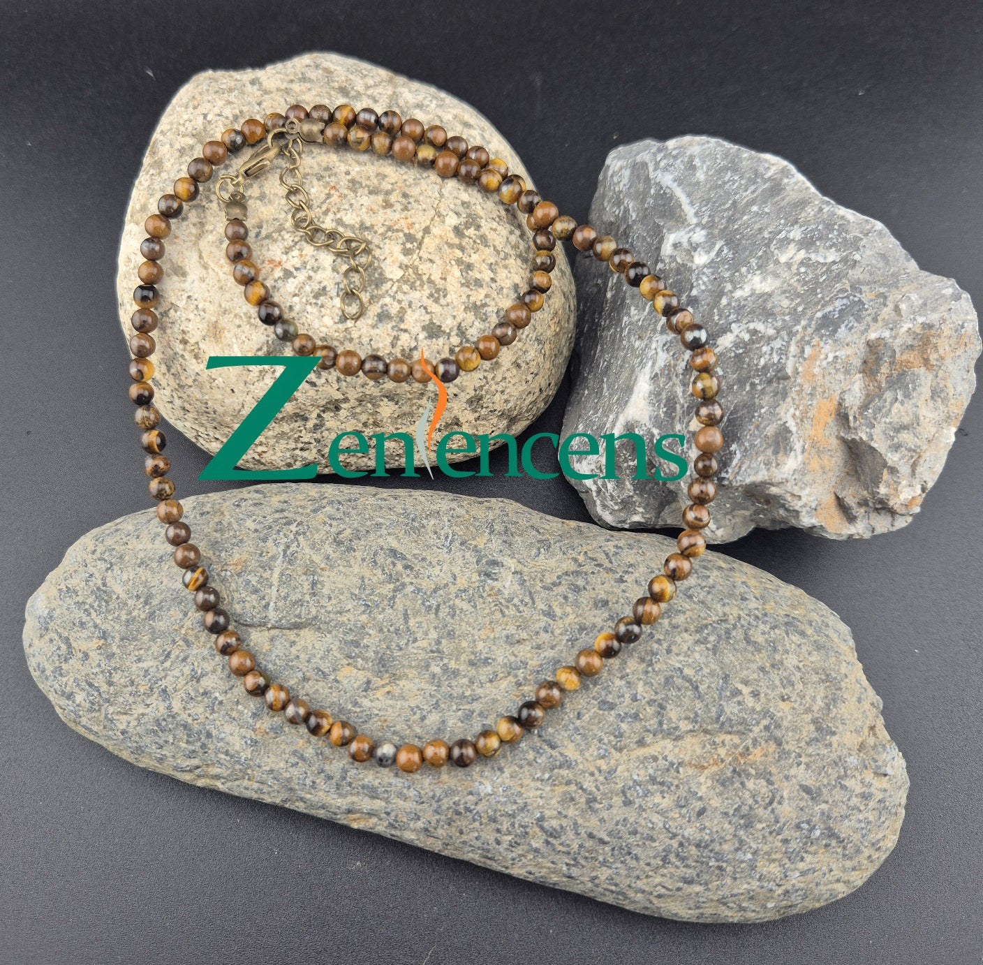 Collier Œil-de-Tigre 4mm