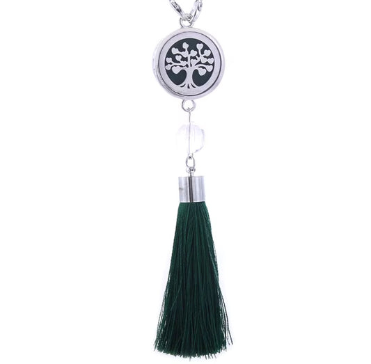 Diffuseur Voiture Frange Arbre Vert Fonce