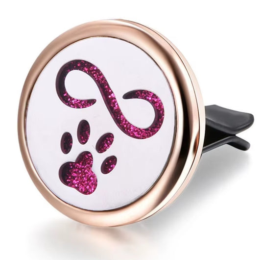 Diffuseur Voiture Patte de Chien Infinity Or