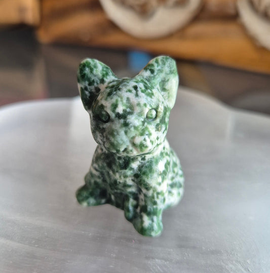 Figurine Bulldog Agate Arbre