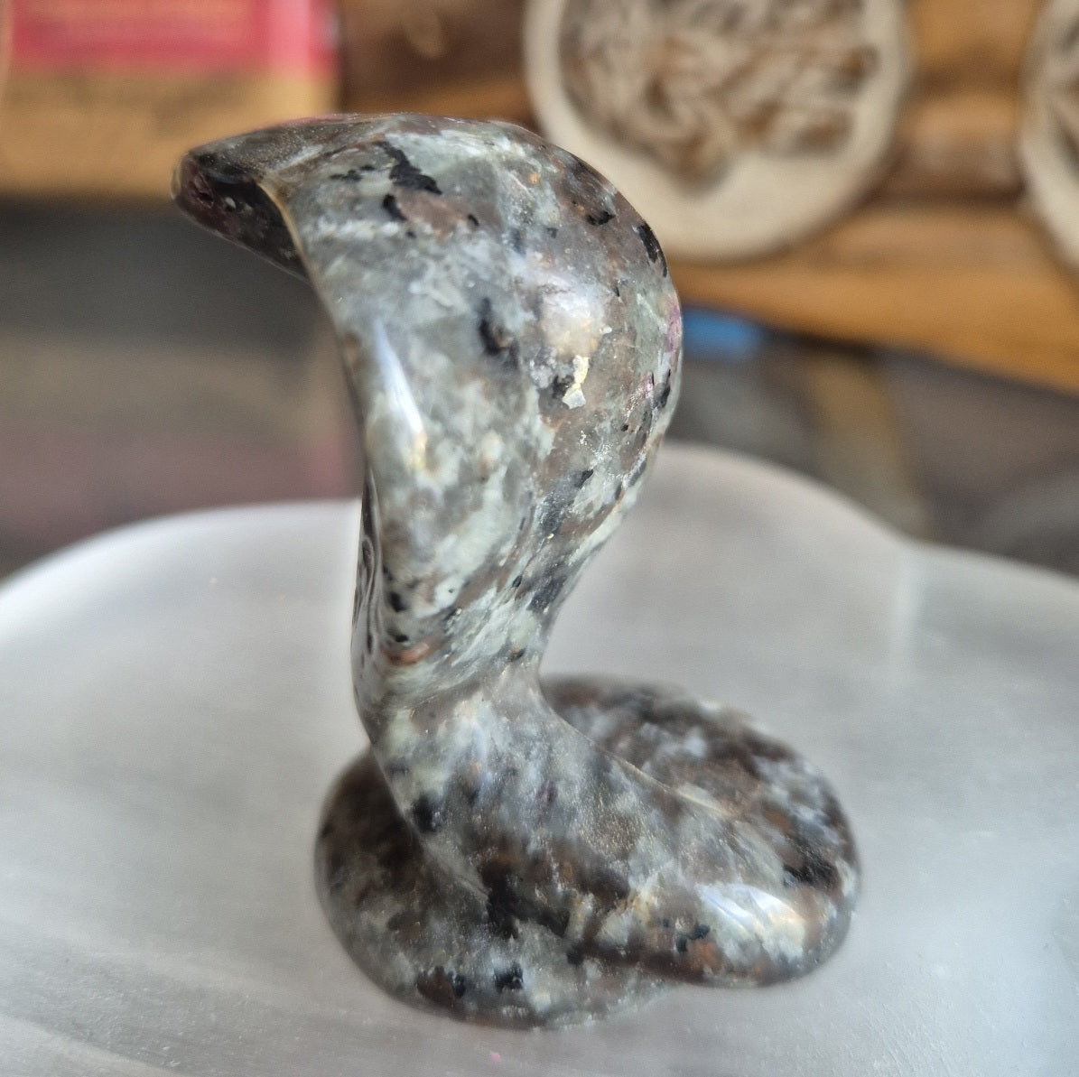 Figurine Cobra en Yooperlite - Zenencens