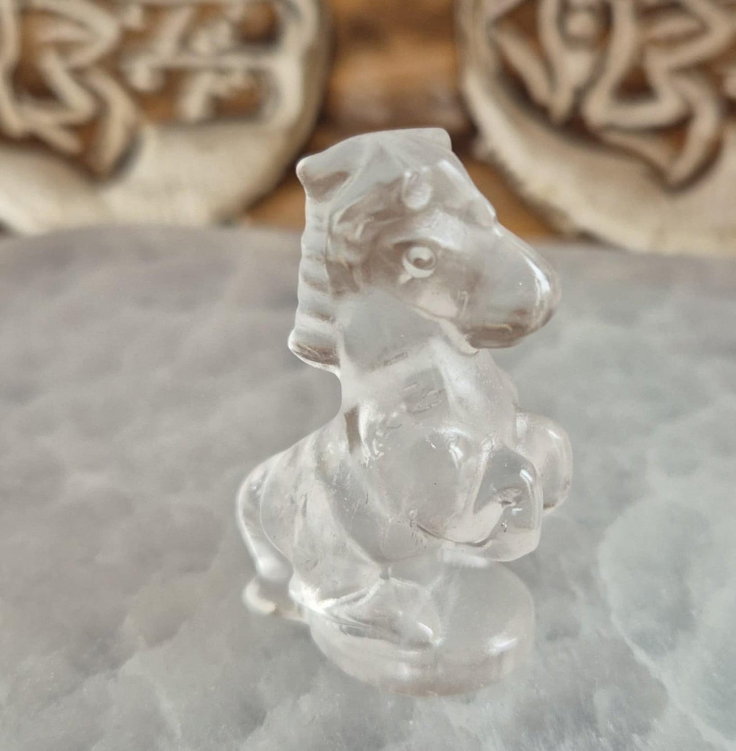 Figurine Cheval en Pierre Naturelle - Zenencens