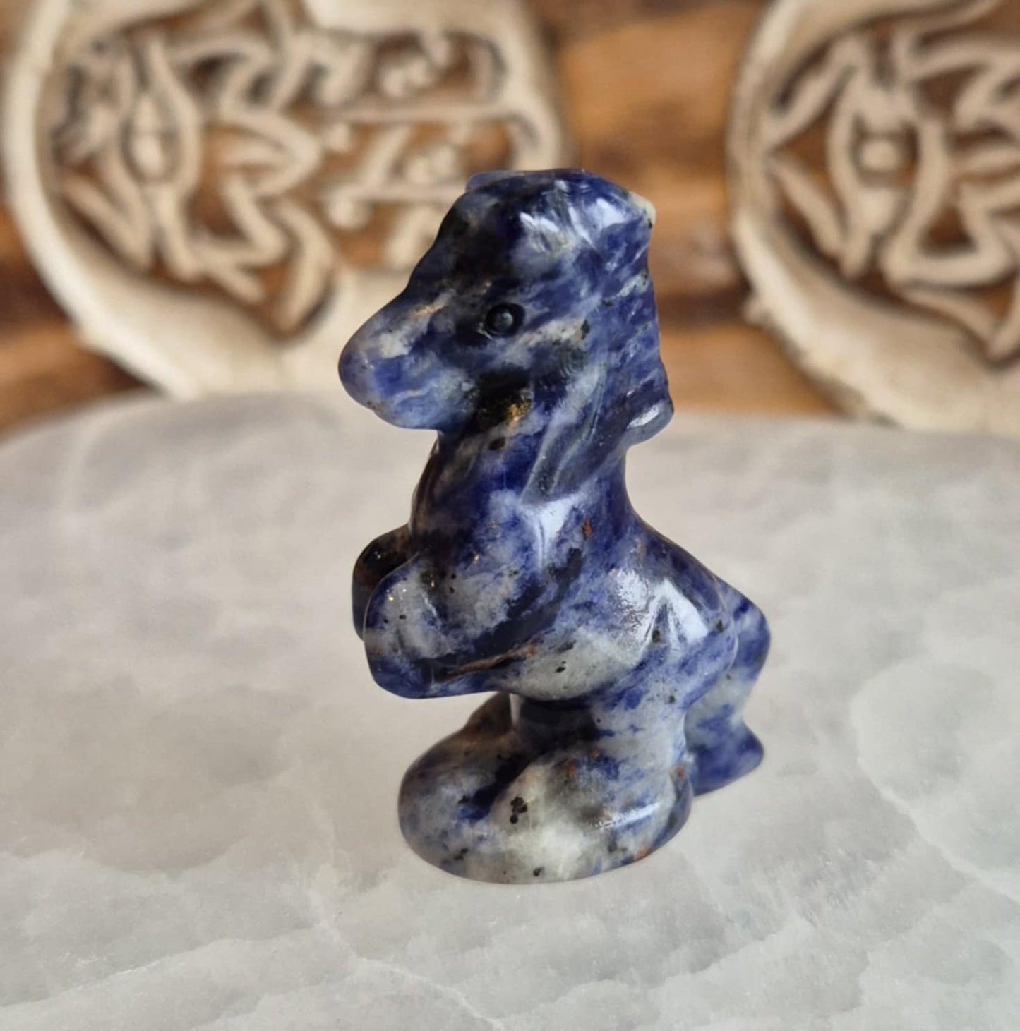 Figurine Cheval en Pierre Naturelle - Zenencens