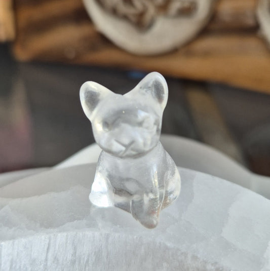 Figurine Mini Bulldog Crystal Clair