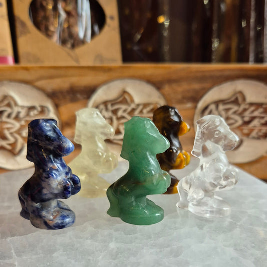 Figurine Cheval en Pierre Naturelle - Zenencens