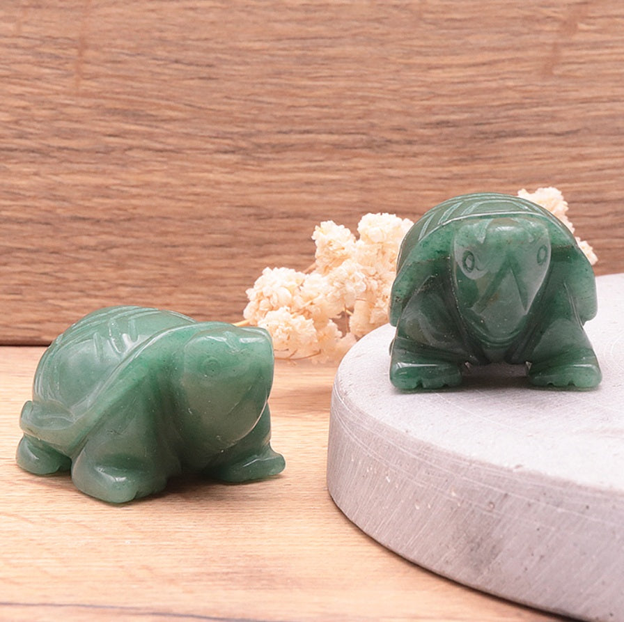 Figurine Tortue Aventurine - Zenencens