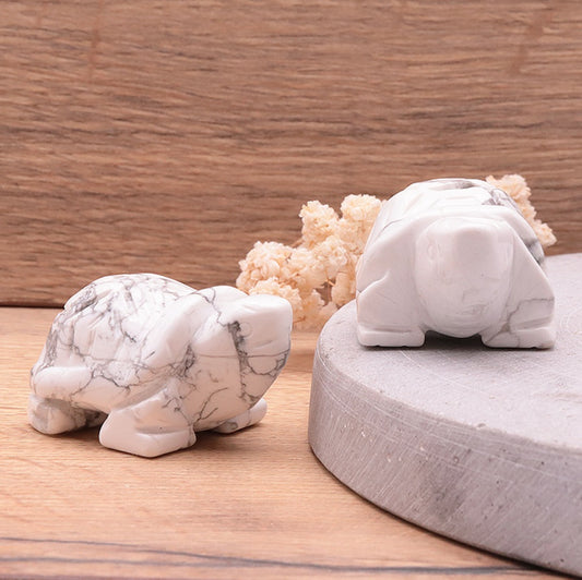 Figurine Tortue Howlite - Zenencens