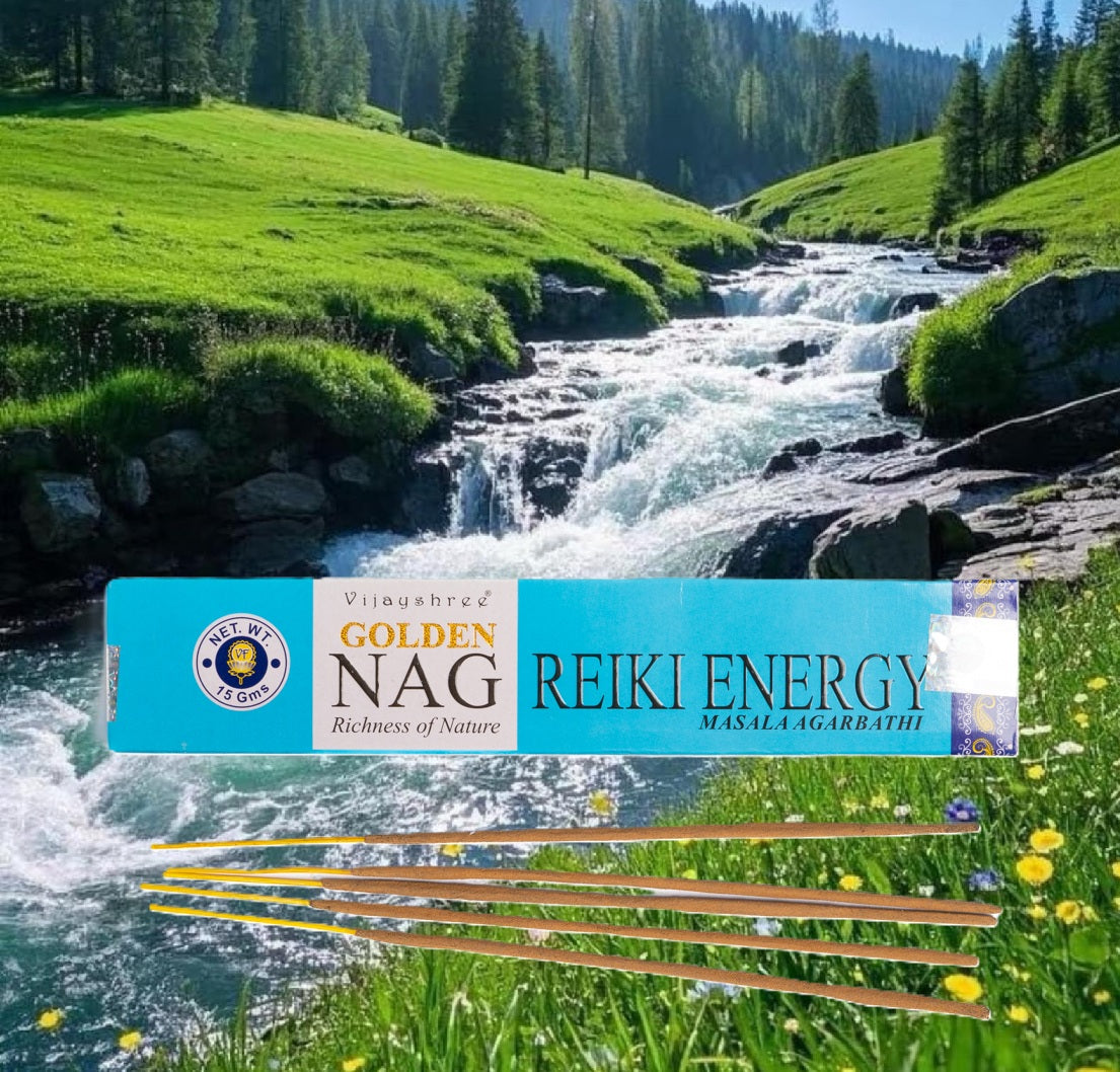Golden Nag Batons D'Encens Reiki energy - Zenencens