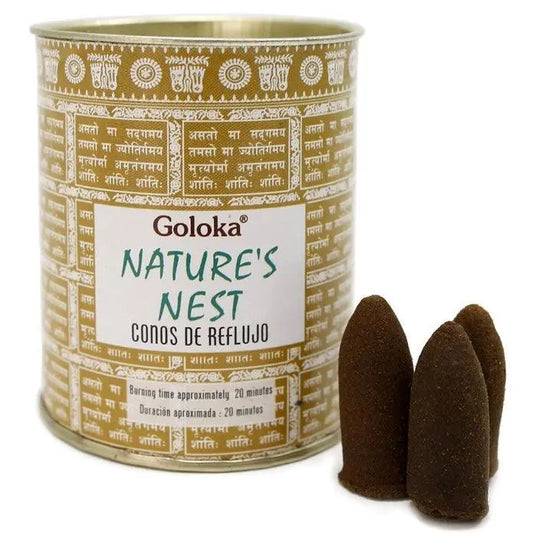 Goloka Reflux Cones D'Encens Nature's Nest - SHOPHORSE