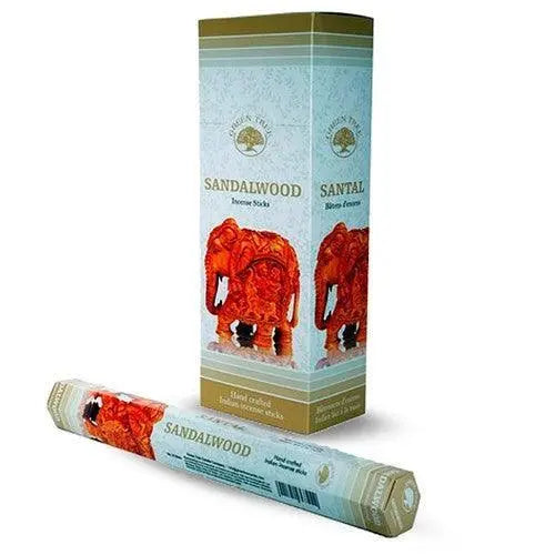 Green Tree Batons D'Encens Bois de Santal - SHOPHORSE