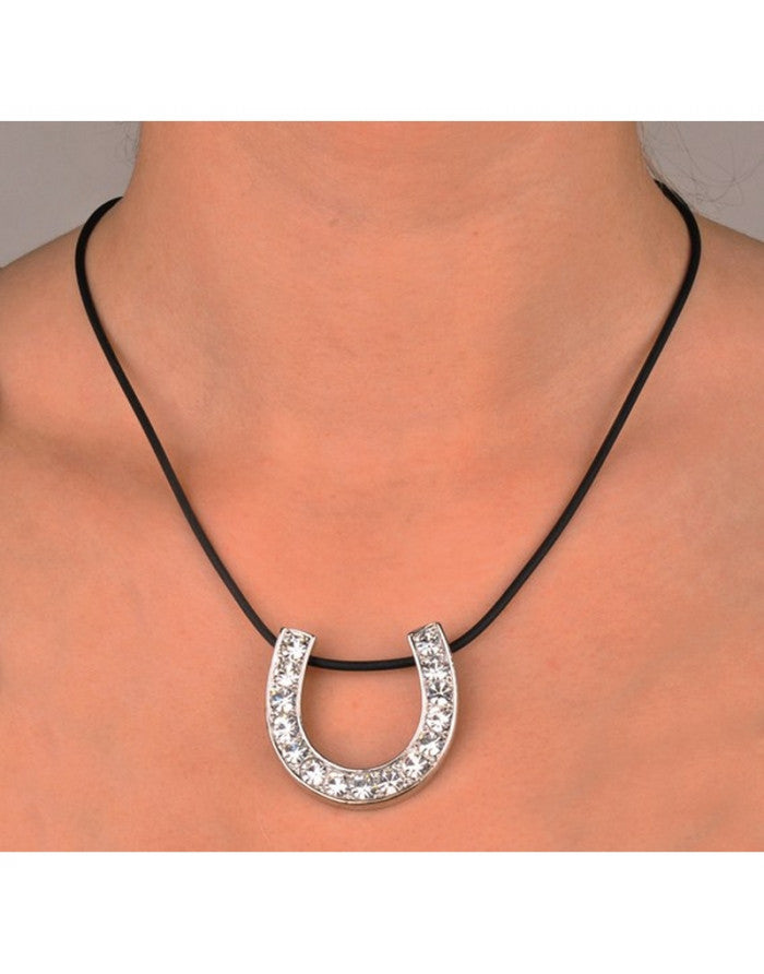 Pendentif Fer de Cheval Strass