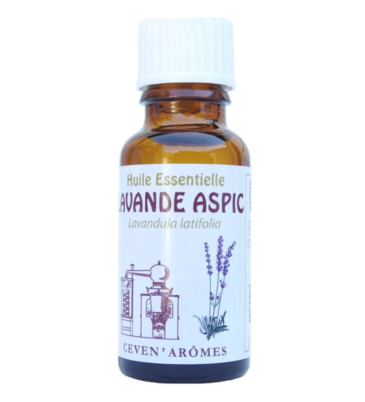 Lavande Aspic Huile Essentielle HEBBD 20ml