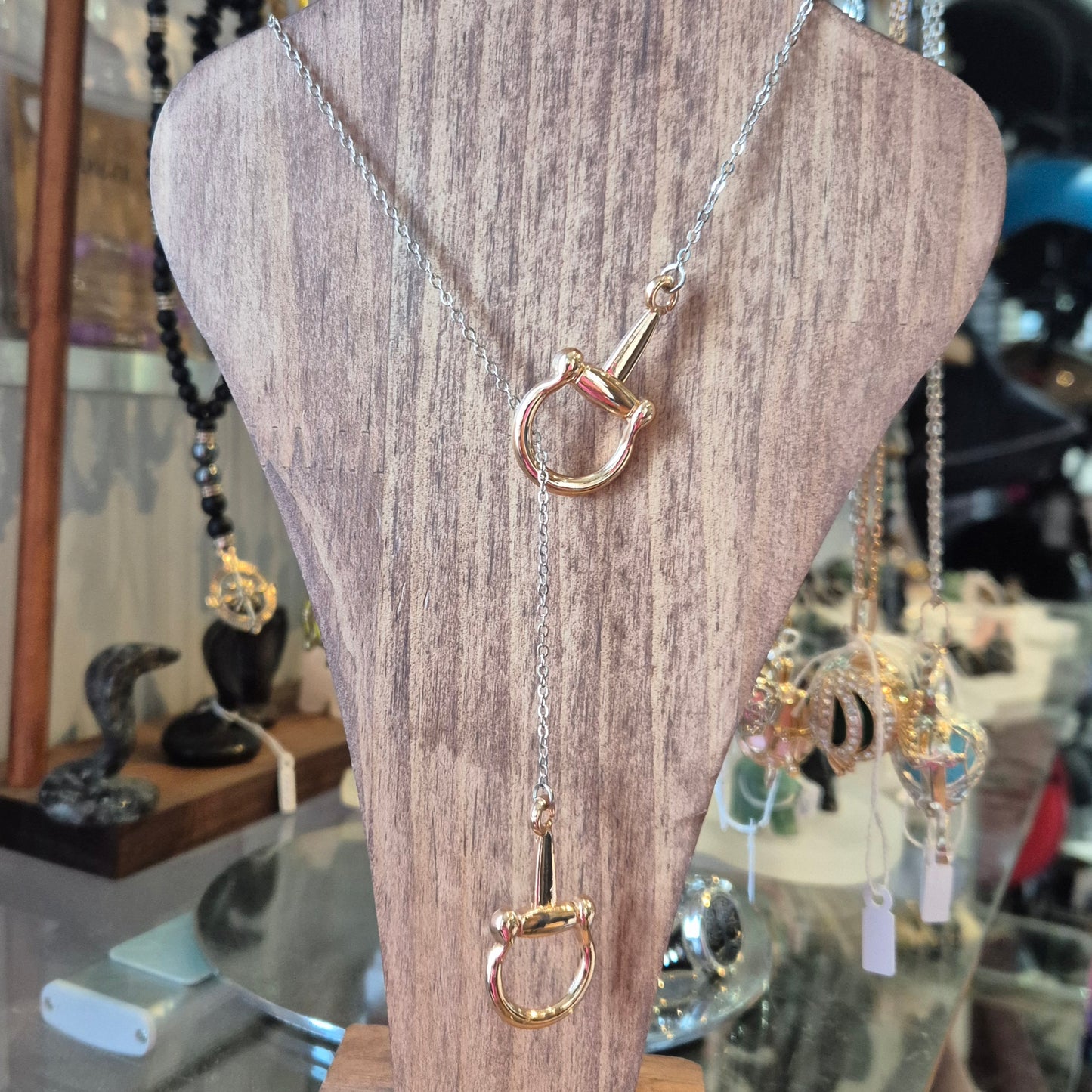 Collier 2 Mors a Cheval Lariat Inox