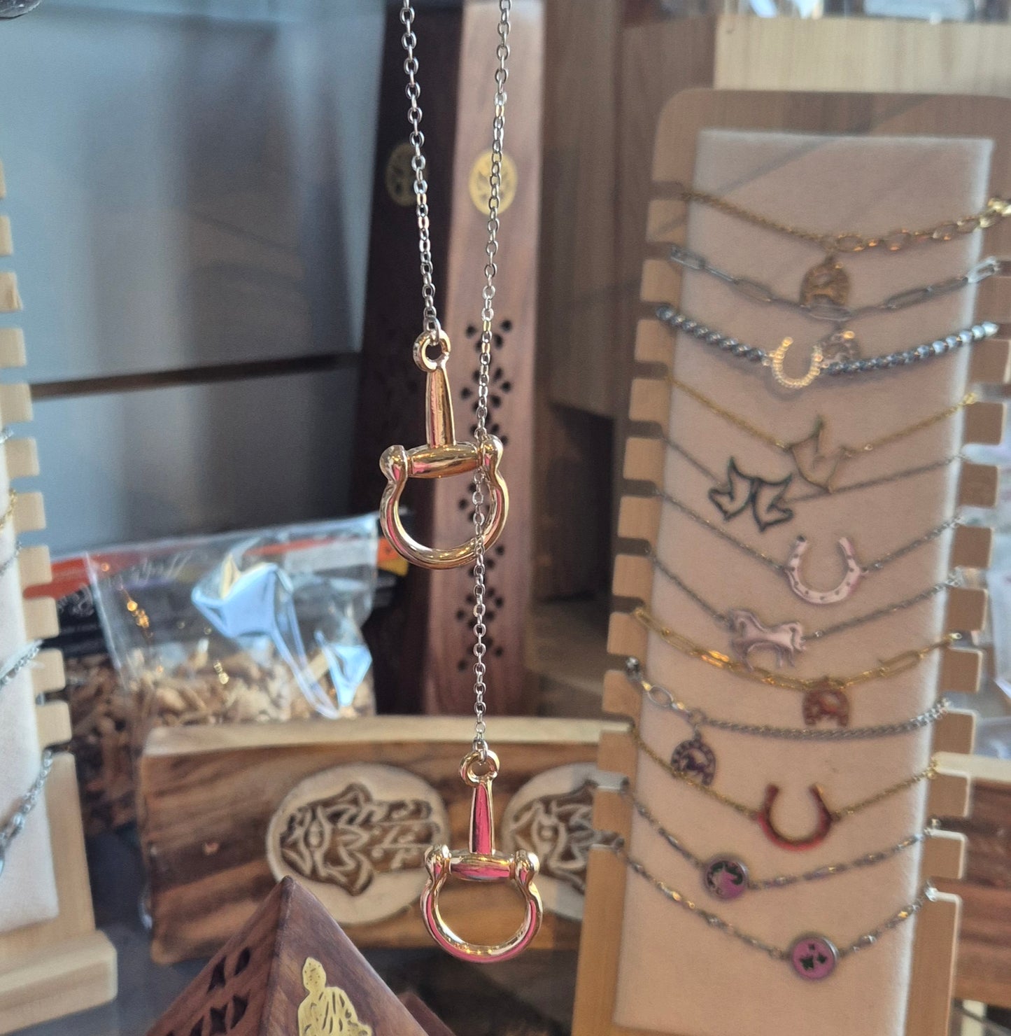 Collier 2 Mors a Cheval Lariat Inox