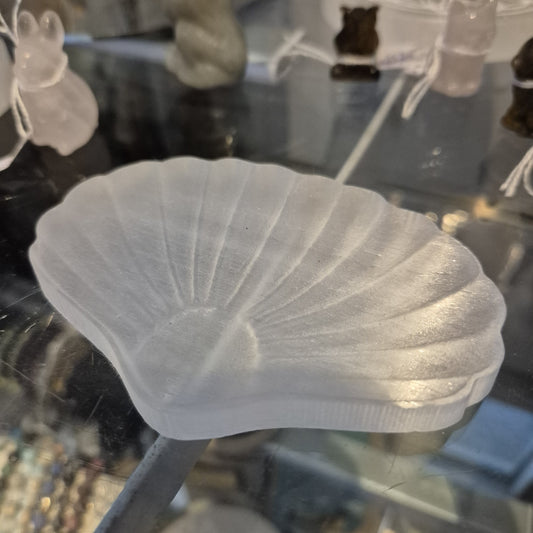 Plaque / Bol Coquillage en Sélénite