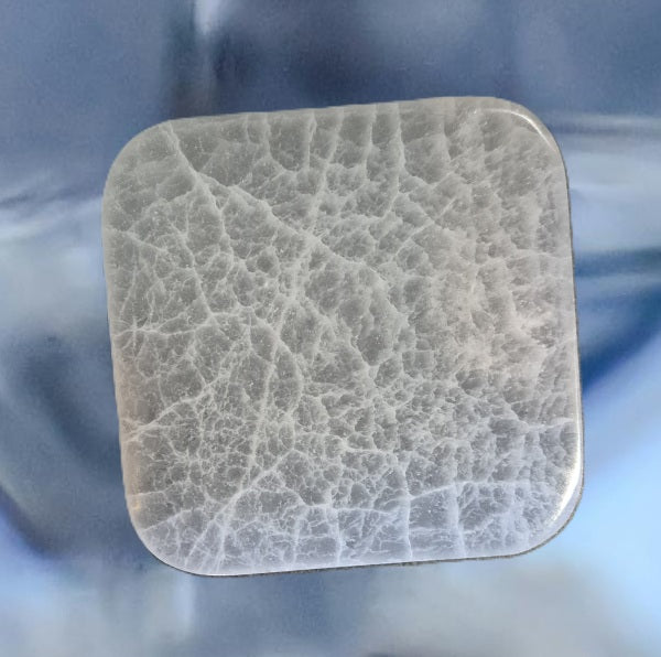 Plaque de Sélénite Carrée 14.5cm - Zenencens
