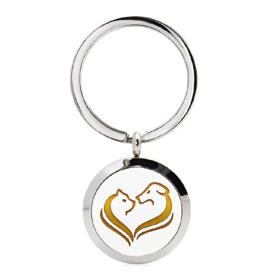 Porte Cles Diffuseur Chat & Chien