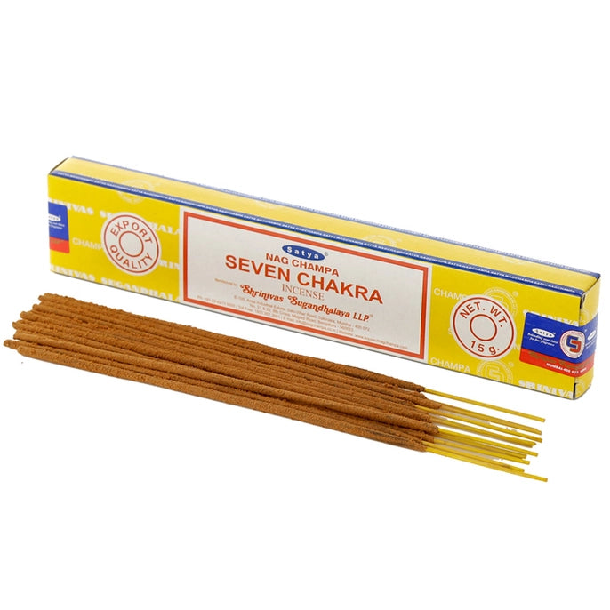Satya Batons Encens Seven Chakra