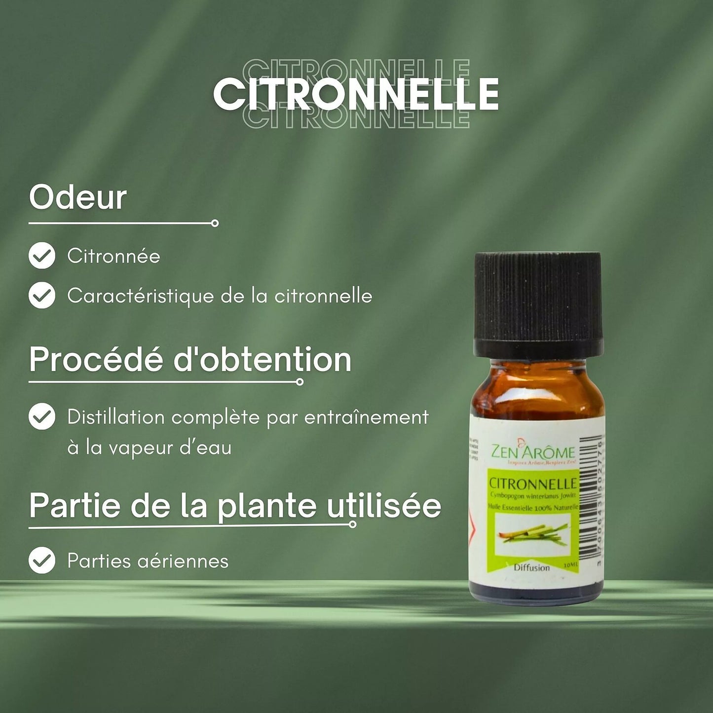 Huile Essentielle Citronelle