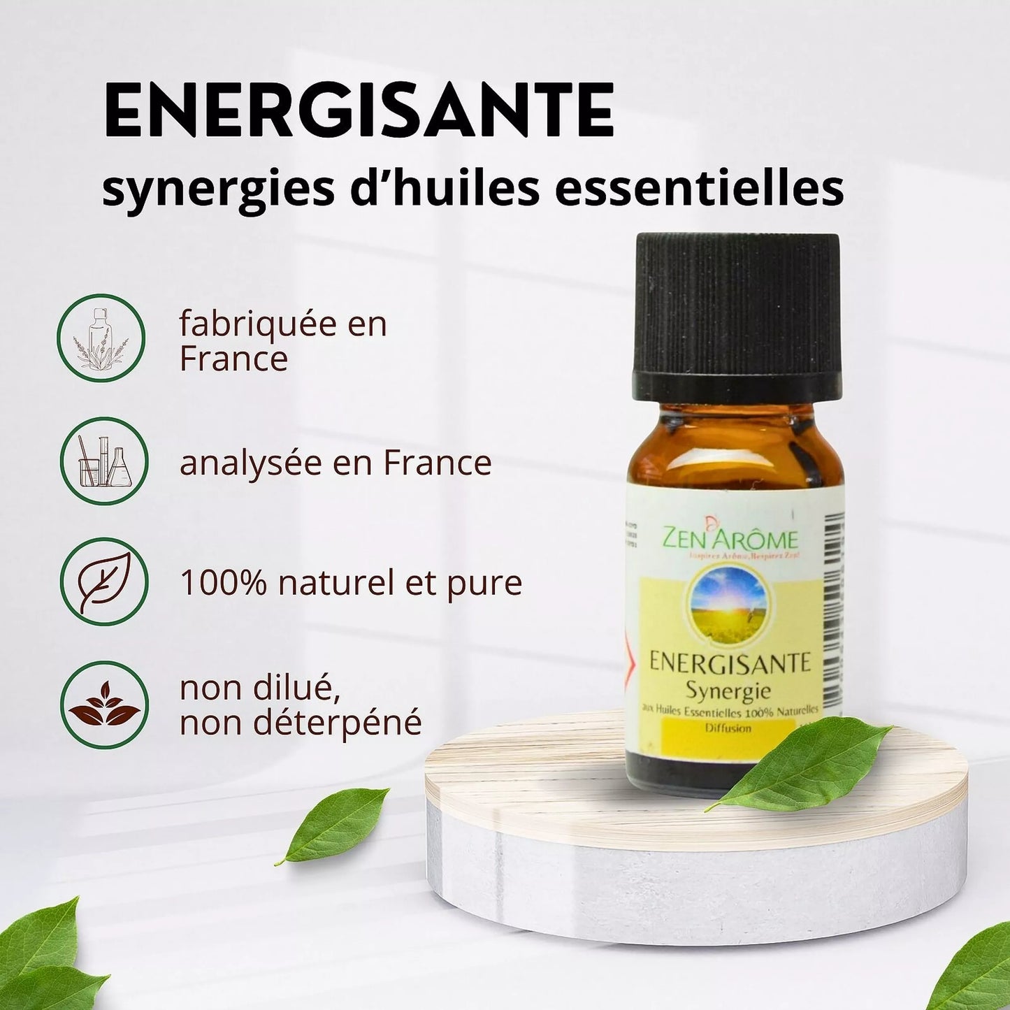 Synergie d'Huiles Essentielles Energisante