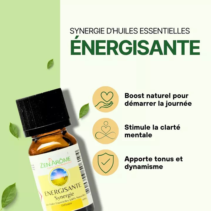 Synergie d'Huiles Essentielles Energisante