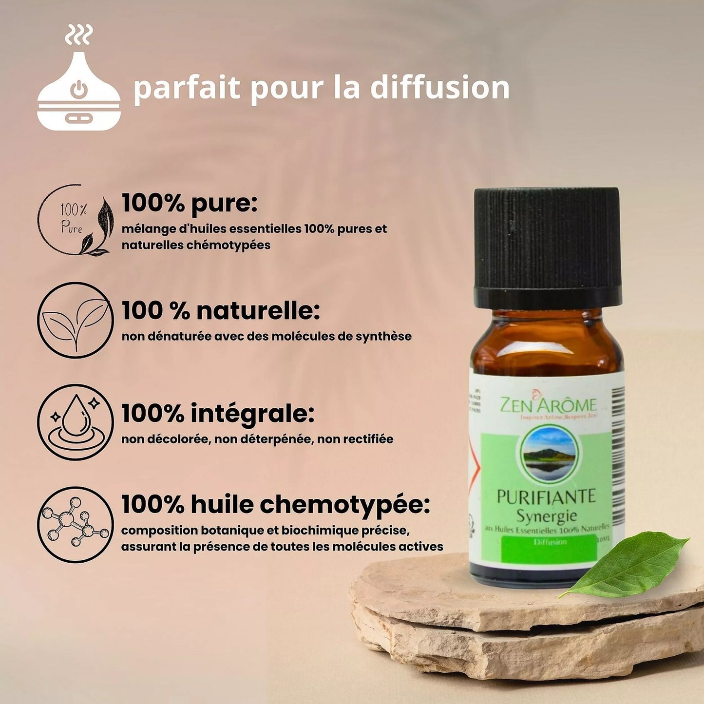 Synergie d'Huiles Essentielles Purifiante