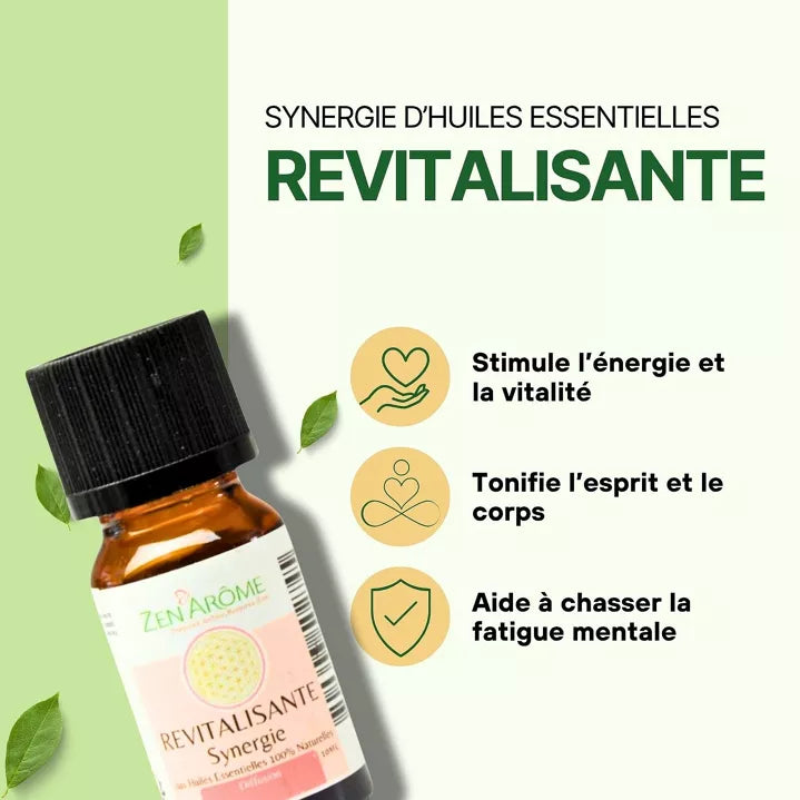 Synergie d'Huiles Essentielles Revitalisante