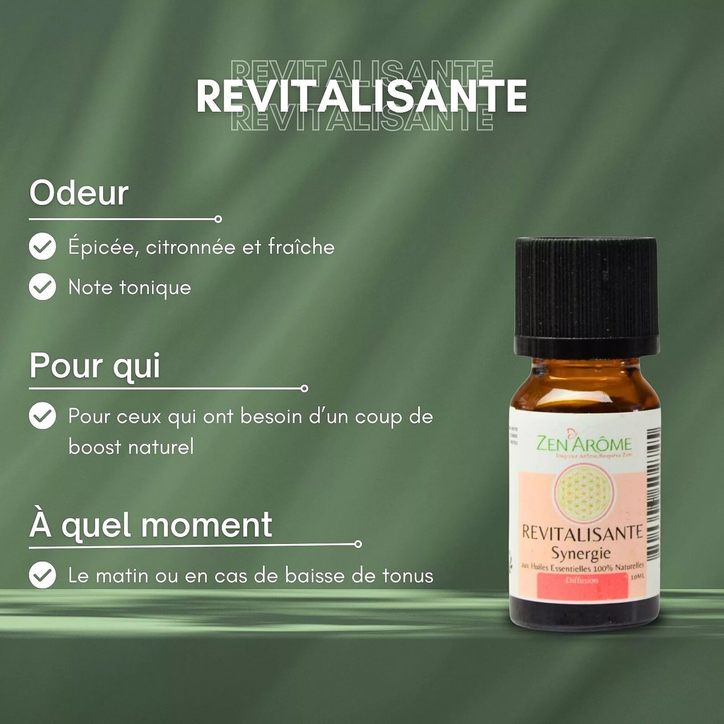 Synergie d'Huiles Essentielles Revitalisante