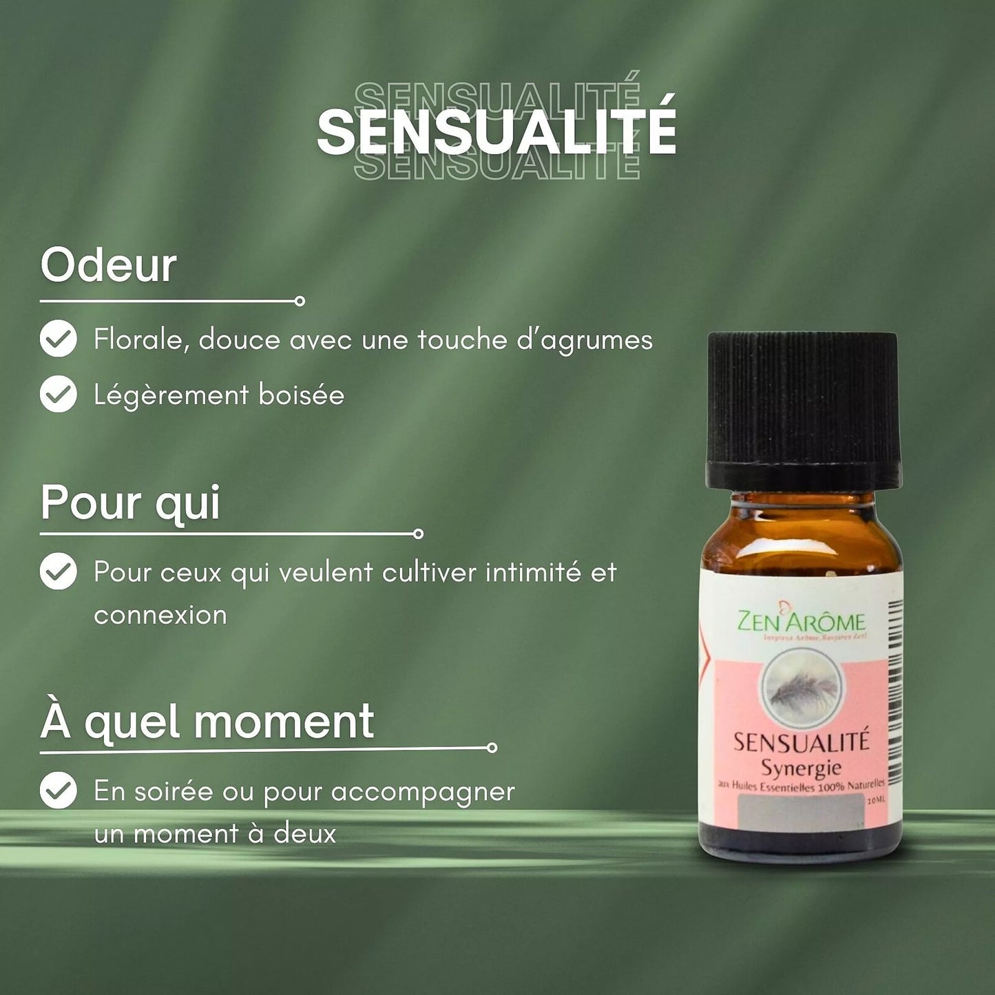 Synergie d'Huiles Essentielles Sensualite