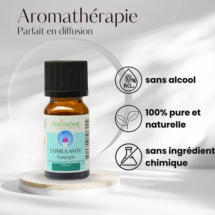 Synergie d'Huiles Essentielles Stimulante
